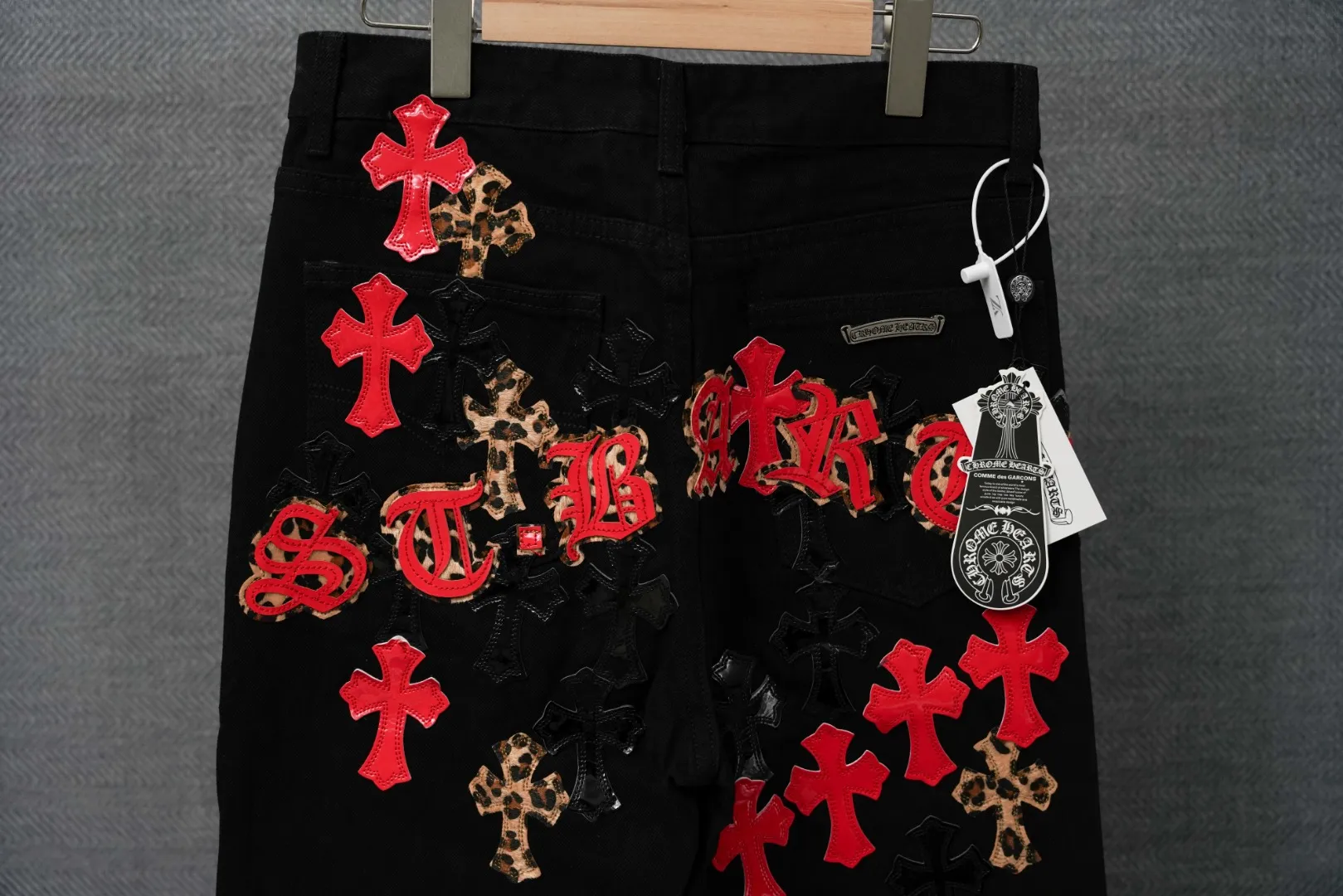 ：S 020 & Chrome Hearts Same Style ：Black Size：28 30 32 34 （S-XL)